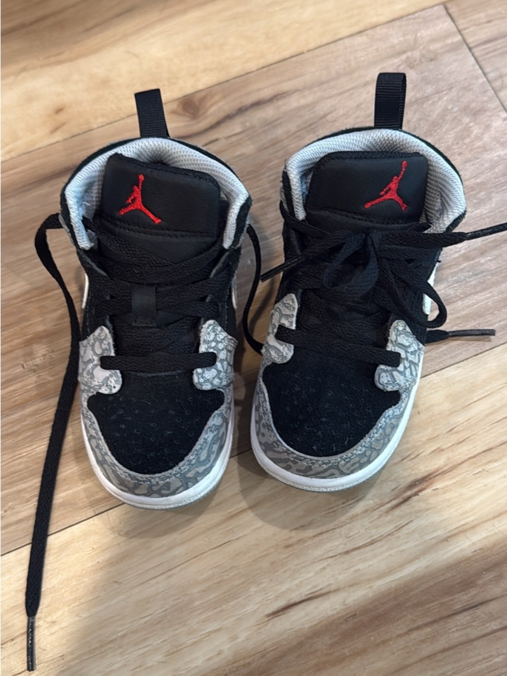 Jordan Kids Black, Gray & Red Sneaker